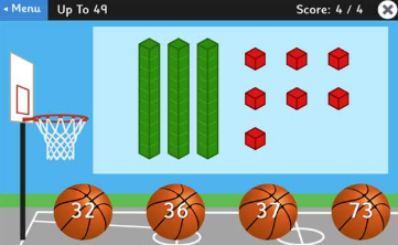 Place Value Basketball
